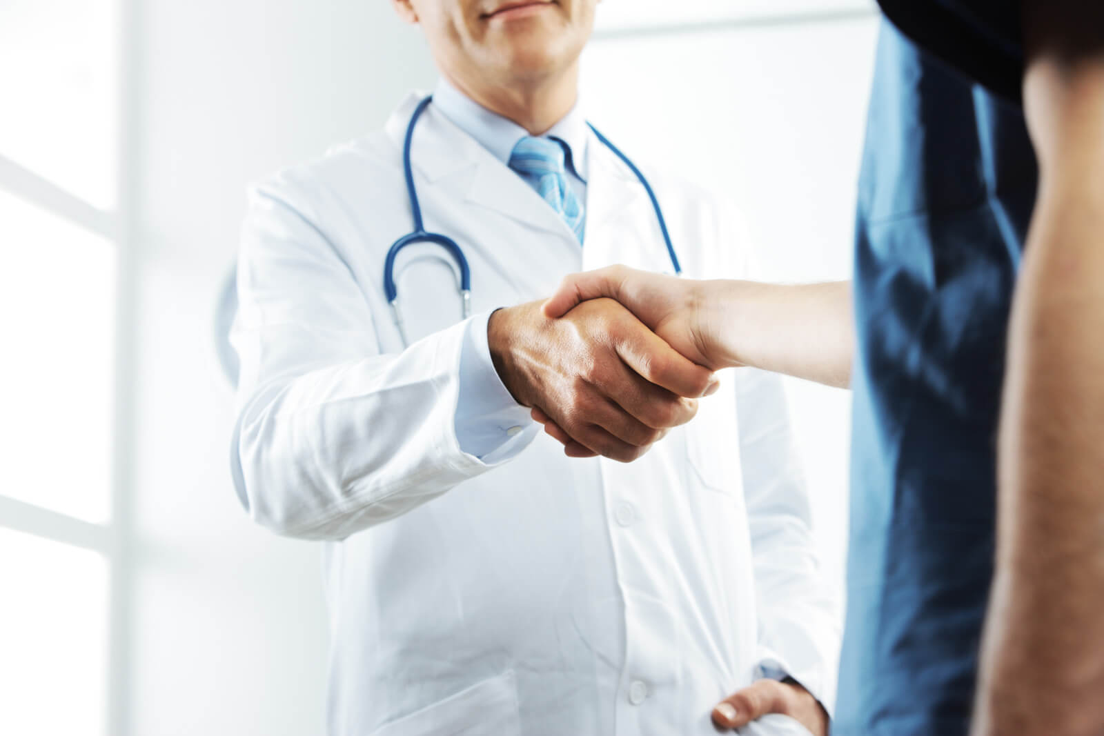 Successful Healthcare Team Handshake